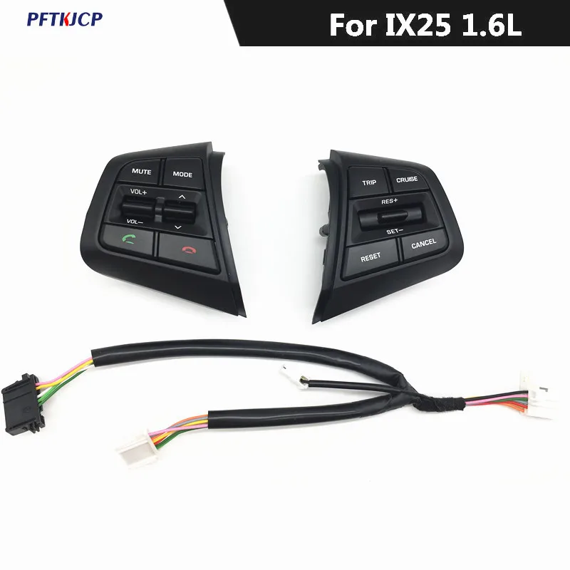

Multi-function Remote Control Buttons For Hyundai ix25 1.6L Steering Wheel Cruise Control Buttons car styling