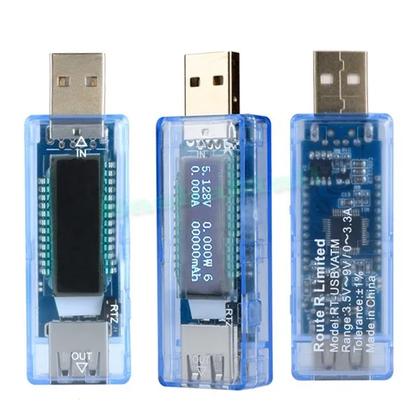 

USB current meter USB tester USB voltmeter USB battery capacity tester