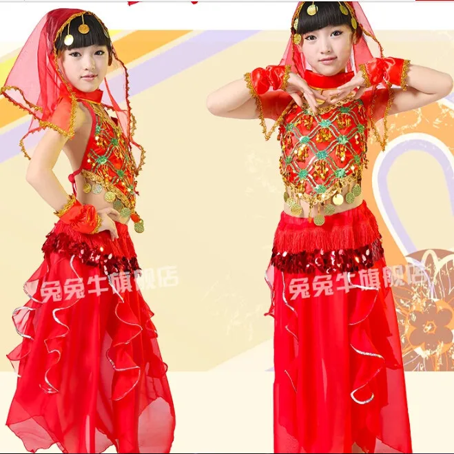 DB23588 kids belly dance costumes-7