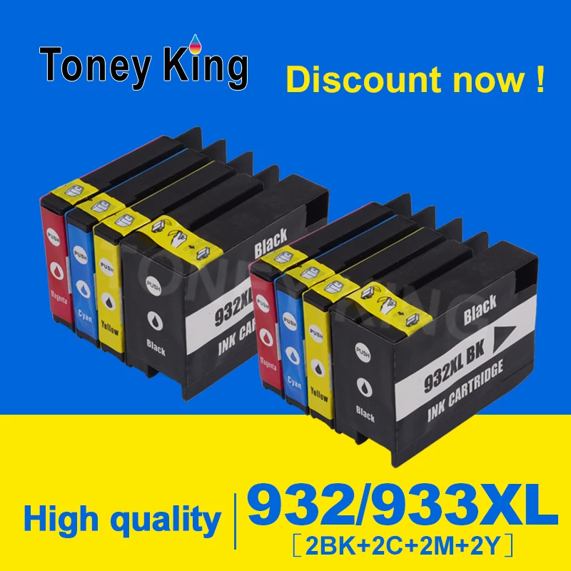 Toney universal (король Совместимость 932XL 933XL 932 933 Совместимый картридж для hp Office jet 6100 6600
