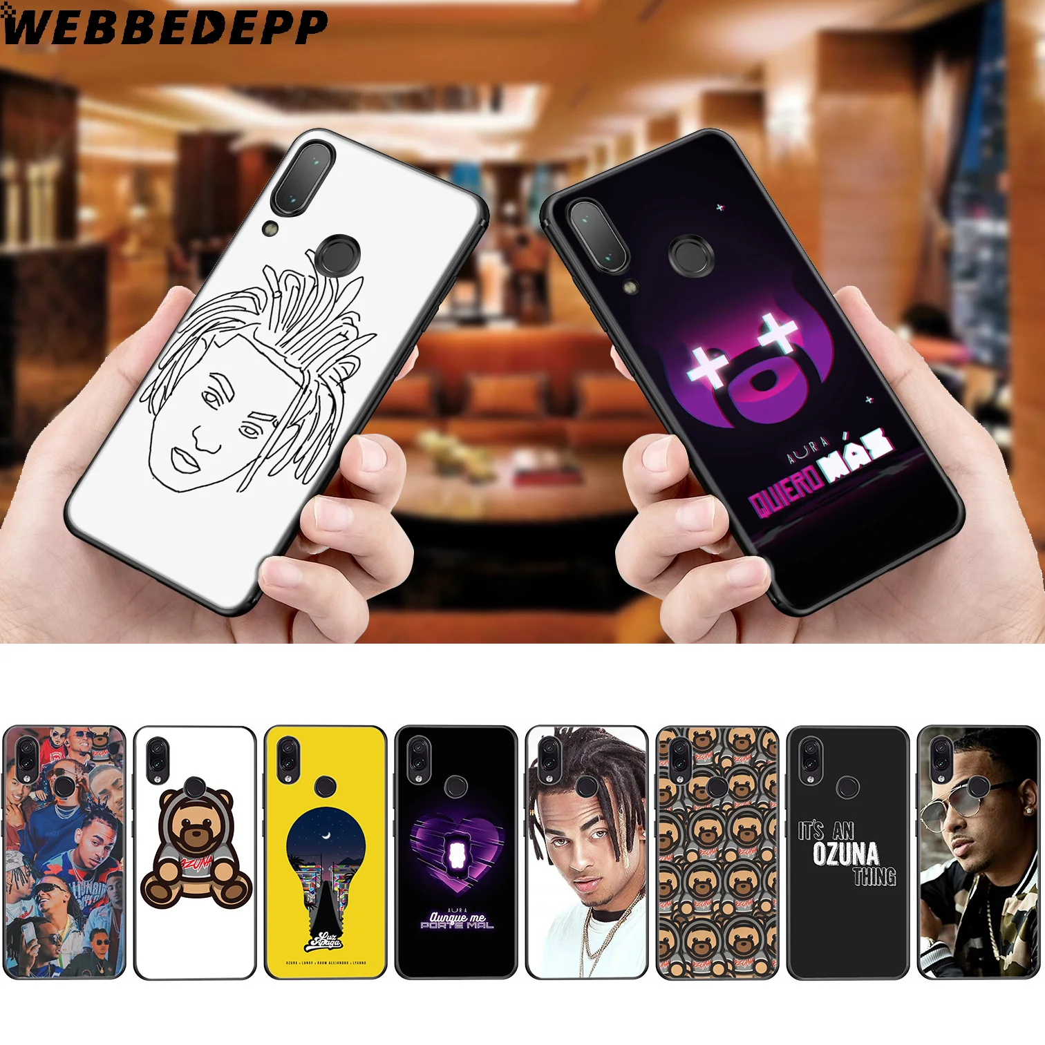 WEBBEDEPP Ozuna Rapper Soft Case for Xiaomi Redmi K20 7A 4A 4X 5 5A 6 6A S2 Note 8 4 7 Pro Plus Prime |