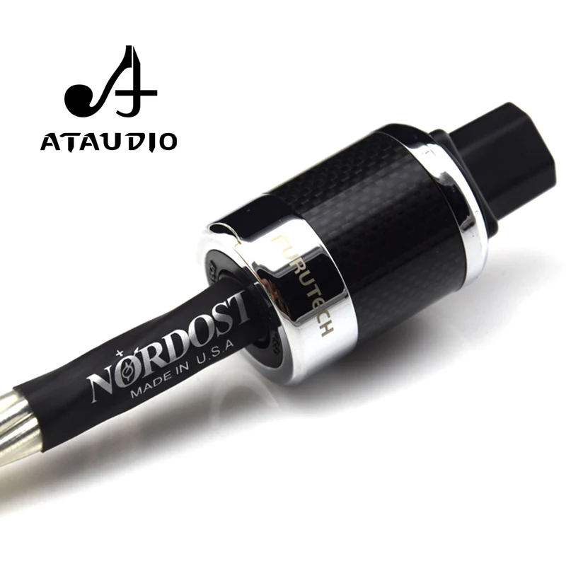 Кабель питания ATAUDIO с посеребренным Hi Fi Odin высокочастотный сверхмощный сердечник