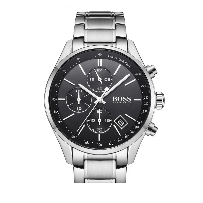 

BOSS Grand Prix Men Watch Chronograph Quartz Watches with Stainless Steel Strap Mens Watches Top Brand Luxury - 1513477