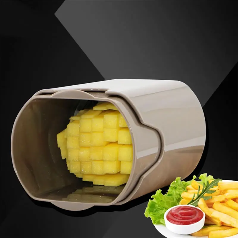 

Plastic French Fries Cutter Grid Blade Presses Fry Grater Potato Carrot Chopper Slicer Fruit Vegetable Tools Kitchen Gadgets