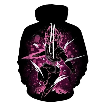 

YOUTHUP Cool Tops 3d Hoodies Men Dragon Ball 3d Print Anime Hooded Hoodies Goku Sweatshirts Men Unisex 3d Pullovers Plus Size