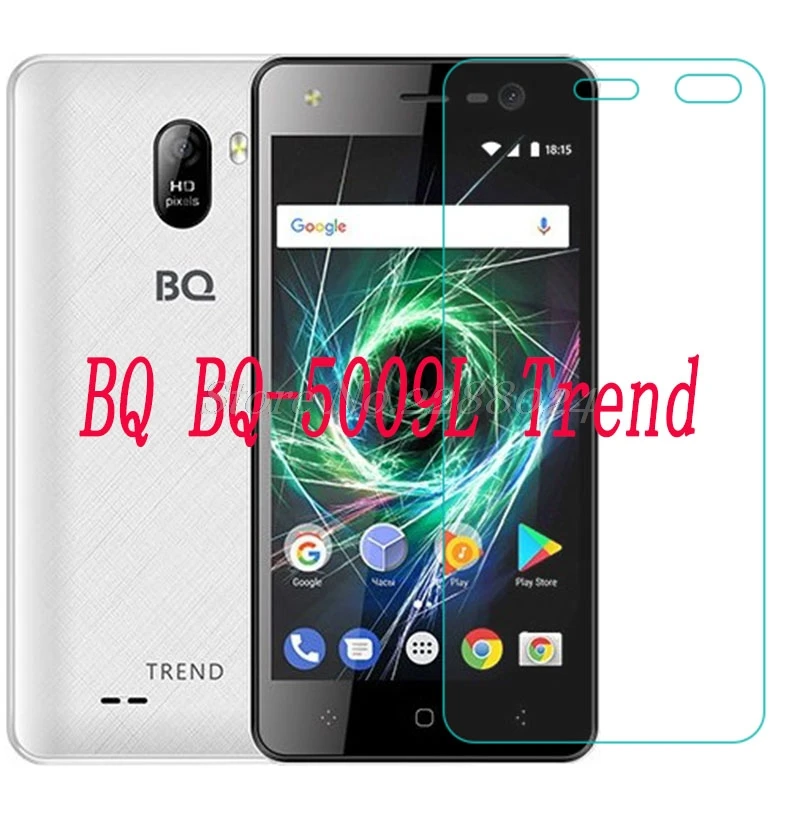 

2PCS Tempered Glass 9H Explosion-proof Protective Film Screen Protector mobile phone for BQ BQ BQ-5009L Trend 5009L 5.0"