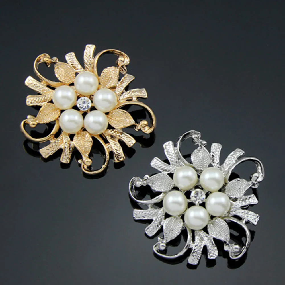 Fashion Jewelry High Quality Vintage Brooch Pins Crystals Imitation