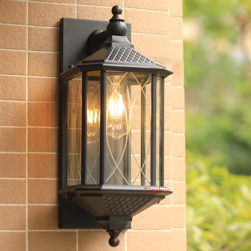 Details about   Outdoor Waterproof Continental Antique Wall Lights LED Wall Lamp Porch Sconce 