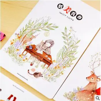 

1pcs 2017 A5 Korea Stationery Notepad Notebook Wholesale