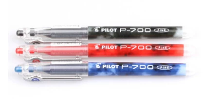 6 шт./лот, японский бренд 0,7 мм гелевая ручка черного цвета плавно пишущая высокого качества 3 чернила доступные для заказа цвета пилот P700