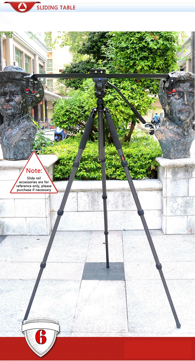 KINGJOY Official VM-80/100 Camera Silent Macro For Nikon Rail Tripod Head Time Lapse Ballhead Balhoofd Tripod Ball Head Video