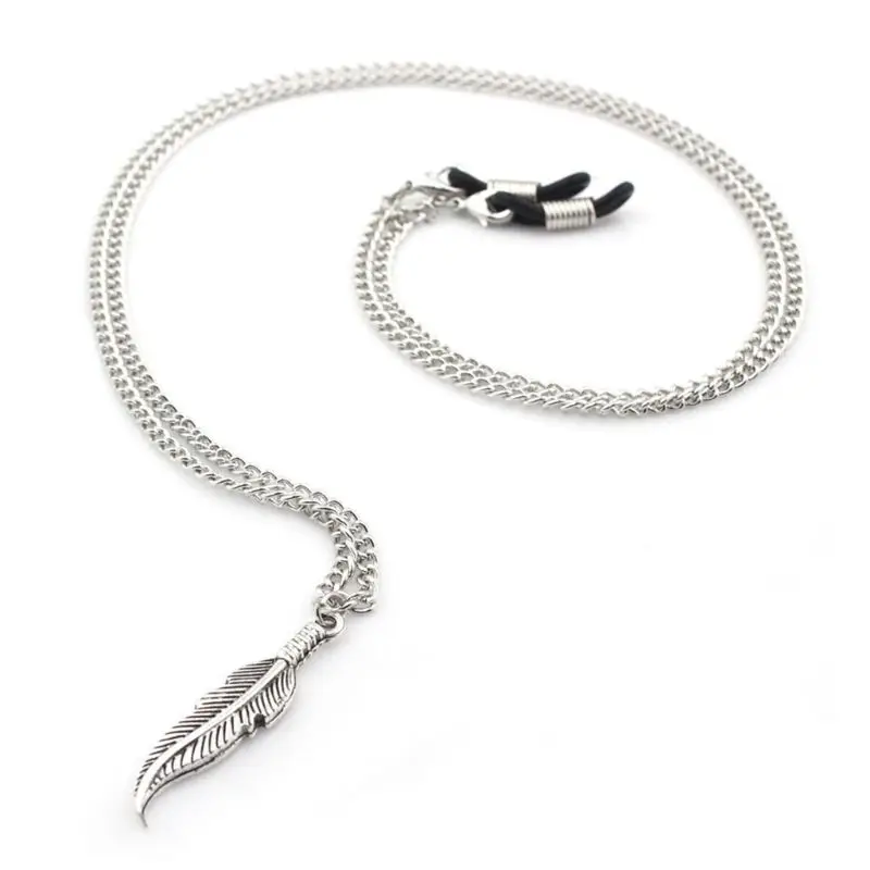

Glasses Chain Feather Metal Strap Lanyard Luxury Sports Pendant Sunglasses Rope For Reading Glasses Eyewear Cord Accessories