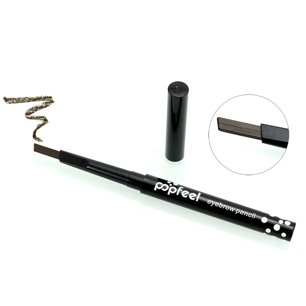 Ppofeel карандаш для бровей одноголовый поворотный тормоз бровей стойкий водонепроницаемый не цветущий легко наносится 3JU12