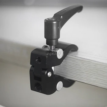 

Camera Photography Friction Clip Arm Clamp Holder Mount With Standard Ball Head 1/4 3/8 Screw For Camera Flash Holder Bracket