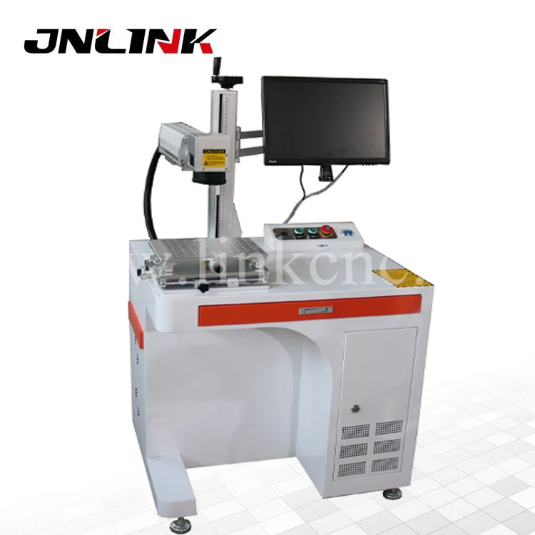 New designed button laser marking machine 20w laser marking machine