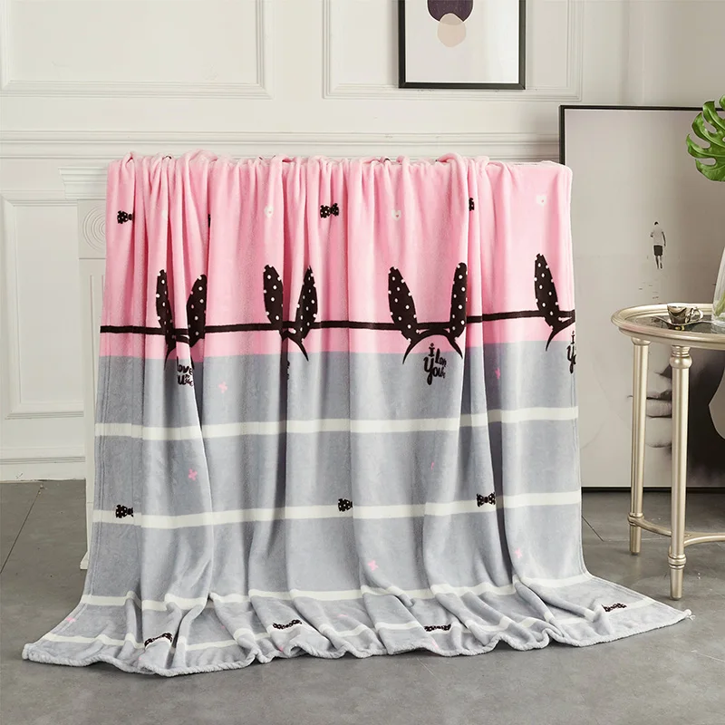 LREA домашний текстиль супер розовый взрослых Флисовое одеяло покрывало на кровать мягкий автомобиль путешествия плед для дивана