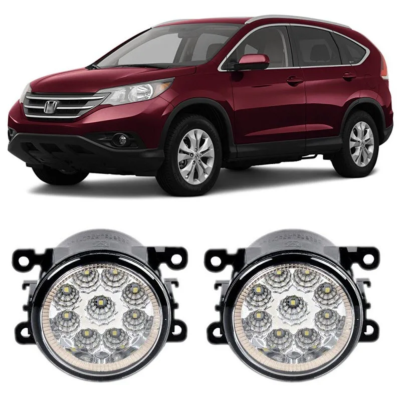 

Car Styling DRL For Honda CRV CR-V CR V 2012 2013 2014 9-Pieces Leds Fog Lights H11 H8 12V 55W LED Fog Lamp
