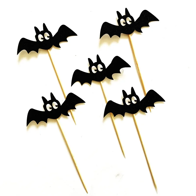 

Happy Halloween Vampire Bat Cake Insert Sign wedding unicorn birthday bachelorette party decorations kids Of Equipment Animal