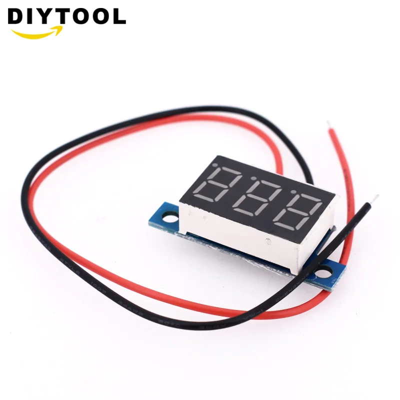 

Red LED Display Mini 0.36 inch DC 3.3V - 17V Digital Voltmeter Volt Panel Indicator Monitor Voltage Meter