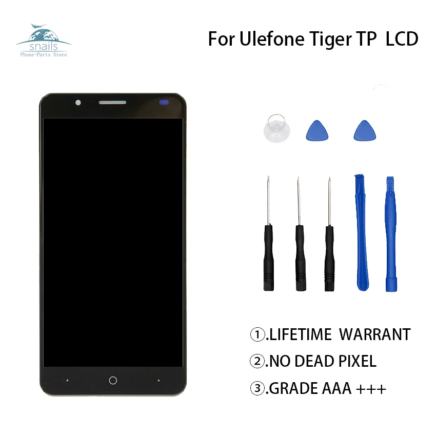 

Tested 5.5 inch Original For Ulefone Tiger LCD Display Touch Screen Digitizer Assembly For Ulefone Tiger Display Screen LCD