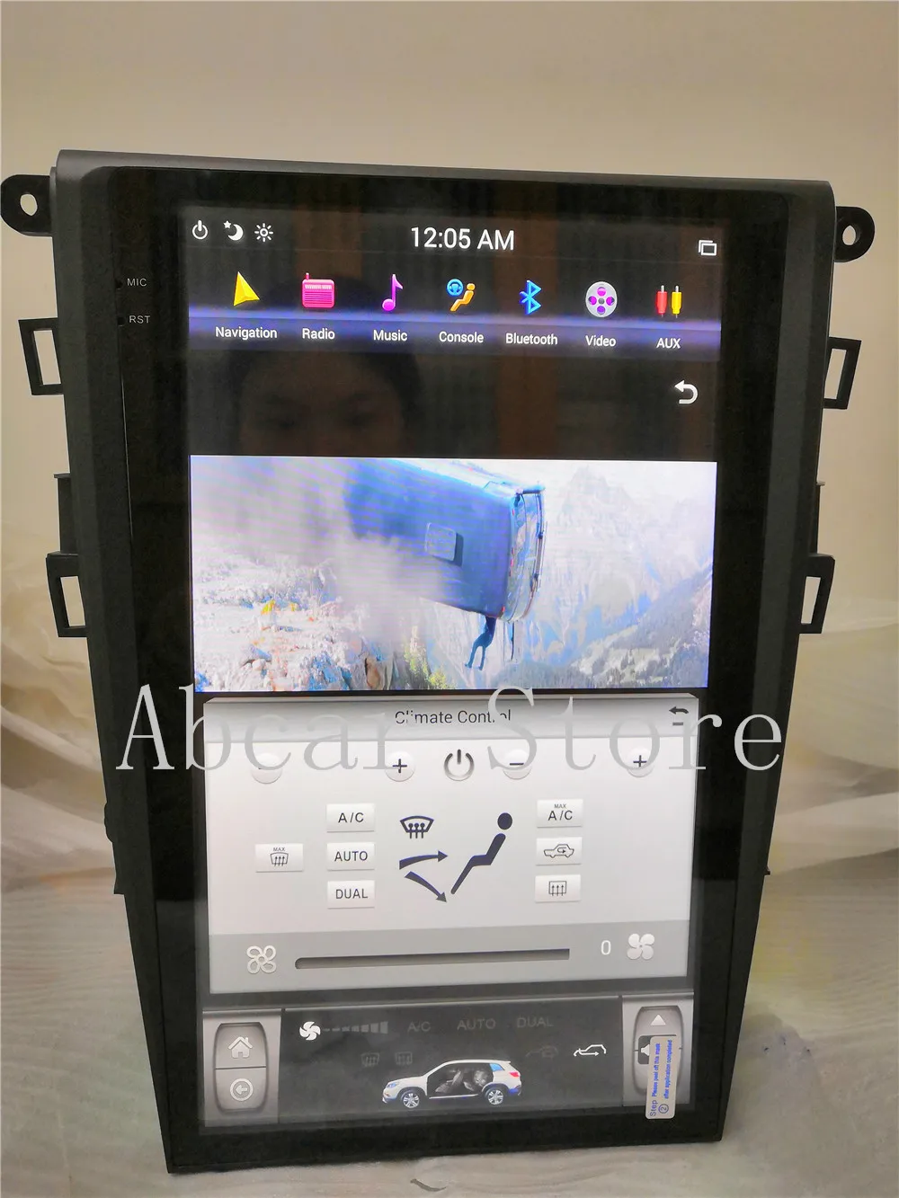 

13.6'' Tesla style Android 8.1 Car dvd player GPS Navigation For Ford Mondeo Fusion MK5 2013-2019 stereo radio IPS AUTO PX6 HDMI