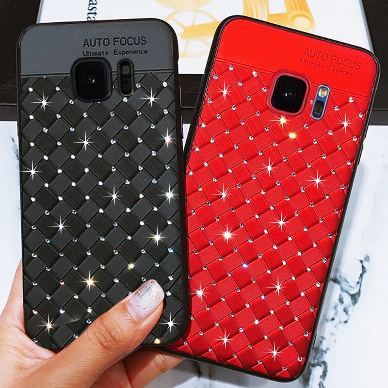 

KaiNuEn glitter diamond 3D coque,cover,case For Samsung galaxy S7 Edge S7edge on Silicone luxury Silicon back Phone cases