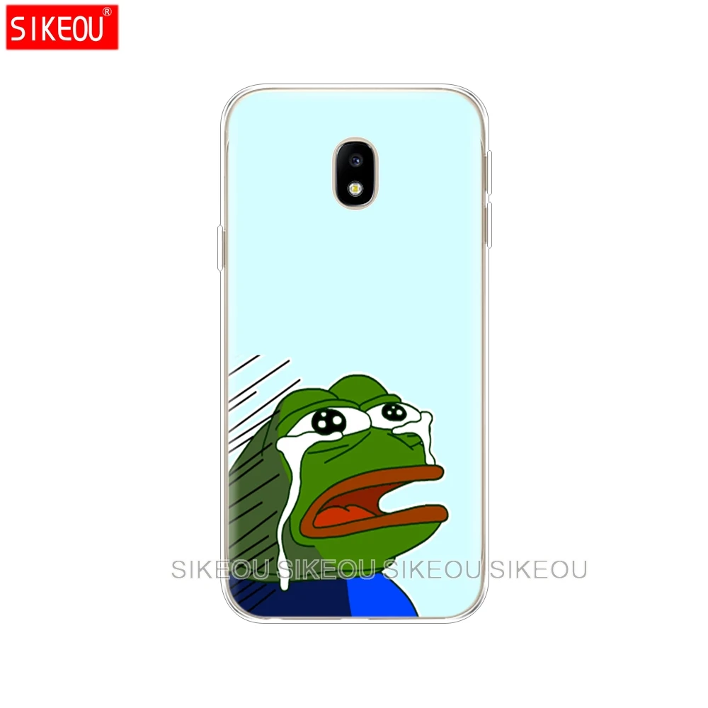 Силиконовый чехол для телефона Samsung Galaxy J3 J5 J7 2017 J330 J530 J730 PRO j2 2018 Милый Забавный мем