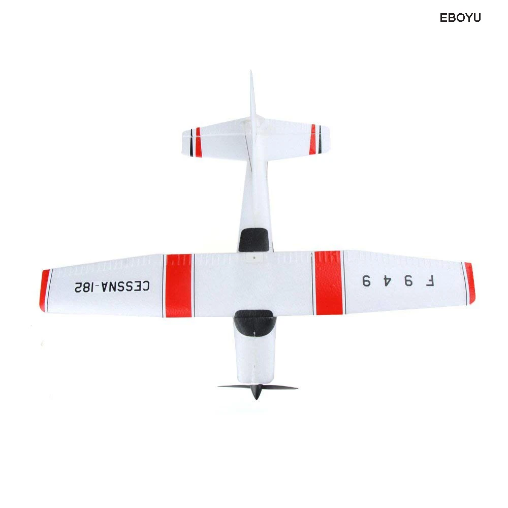 2.4G 3 CH Controle Remoto o Glider Cessna-182 RC modelo de avião