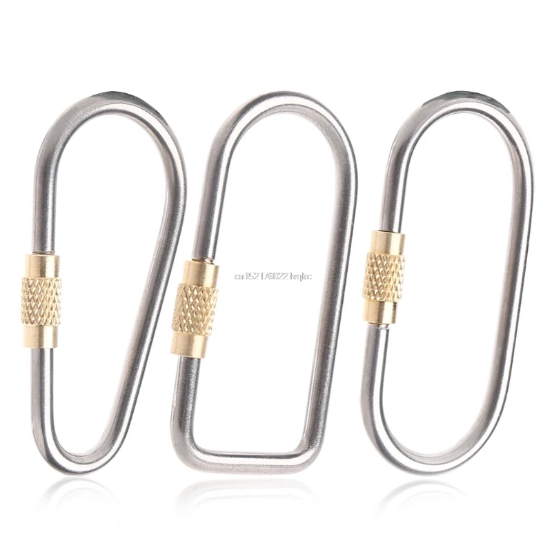 

Camping Link Titanium Alloy Carabiner Keychain Hanging Lock Buckle Hook Key Ring