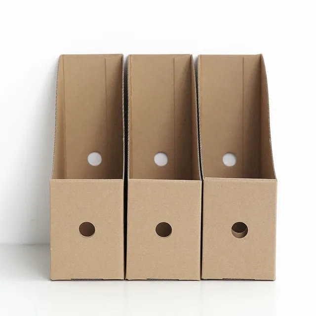 Kraft Paper Storage Box Desk Decor Organizer Home Office Diy Kraft Paper Storage Box Desk Decor Organizer Home Office Diy Stationery Bookshelf File