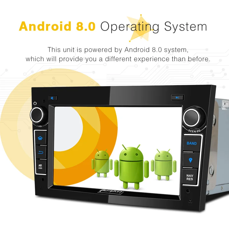 Clearance Pumpkin 2 Din7" Qcta-core 4G+32G Android 8.0 Car Radio No DVD Player GPS Navigation Car Stereo For Opel/Corsa Wifi OBD2 Headunit 5