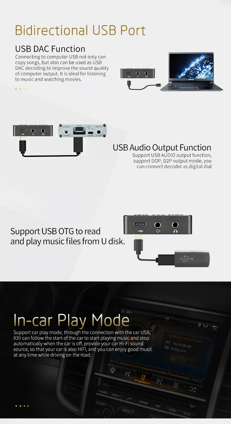 XDUOO X3II X3 II AK4490 USB DAC bluetooth портативный HD MP3/WAV/FLAC музыкальный плеер DSD128 Hiby Link встроенный контроль