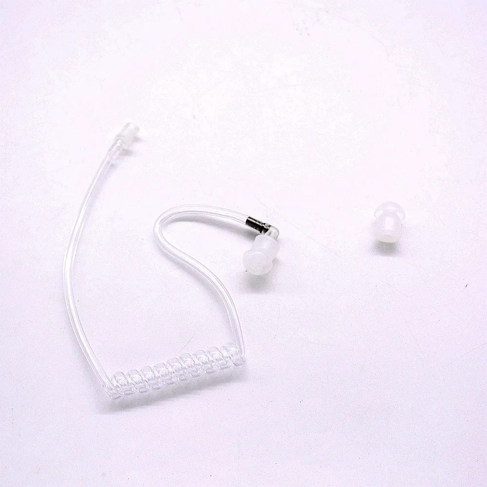 Buy 20x Detachable clear acoustic tube with earbuds end tips for two way radio