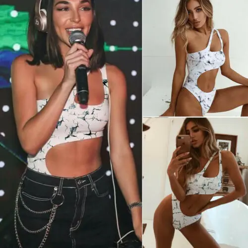 Summer Swimwear Women Lady Sexy Bikini Swimsuit Playsuit One Piece Bathing Bandage Monokini Push Up White | Спорт и развлечения