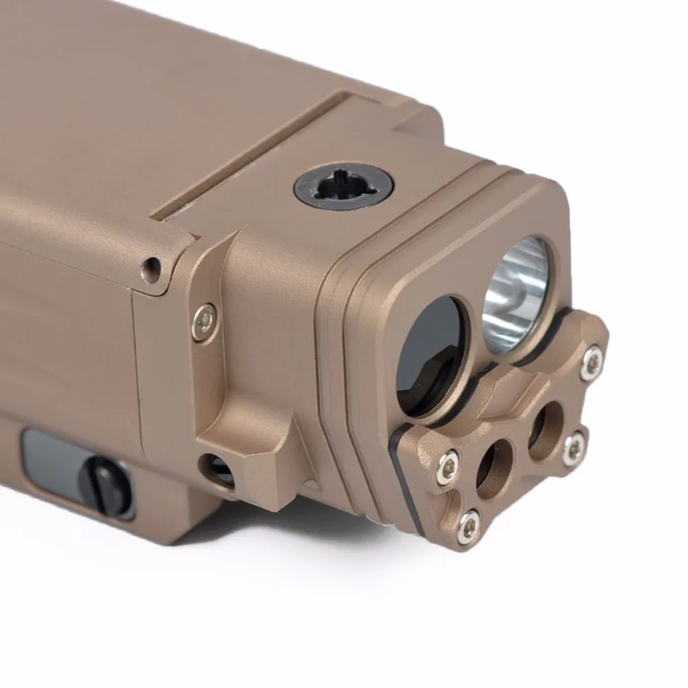 Lanterna com Laser Aimtis Dbal-pl Tático Laser Luz Combo Arma Estroboscópica Led Gun Tac Vermelho nv Iluminador ir 18 Esporte e Lazer