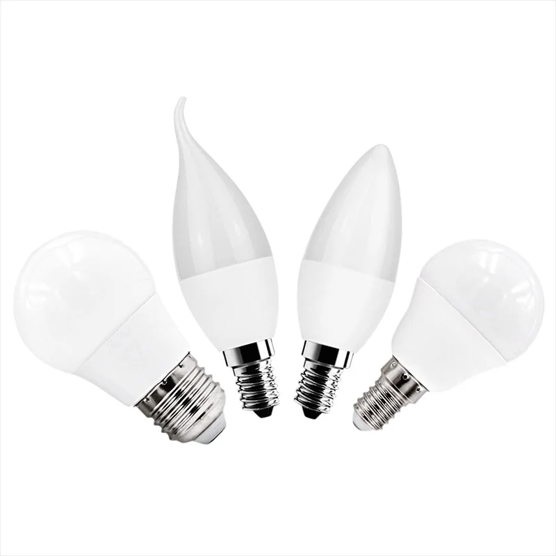 Kopen 2 stks partij LED Gloeilamp E27 E14 3 w 5 w 7 w 9 w 12 w 15 w 220 v Koud Wit Warm Wit Lampada Ampul Bombilla LED Hoge Heldere Licht