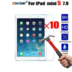 XSKEMP 10 шт Оптовая 9 H твердость закаленного Стекло для iPad mini 5 7,9 A2133 A2124 A2126 A2125 защита экрана планшета фильм 2.5D