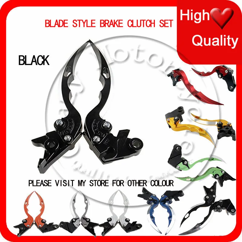 

For Suzuki Hayabusa gsxr1300 1999-2007 Tl1000r 1998-2003 SV1000S GSF1200 BANDIT Blade Brake Clutch Lever Black Motorcycle NJ012