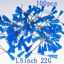 Who Sells The Cheapest Online 100pcs, Blunt Tip Syringe Needle 22Ga Dispensing Needles With Luer Lock 22Gauge x 1.5inch/38mm.Plastic Injection Needle Cheap