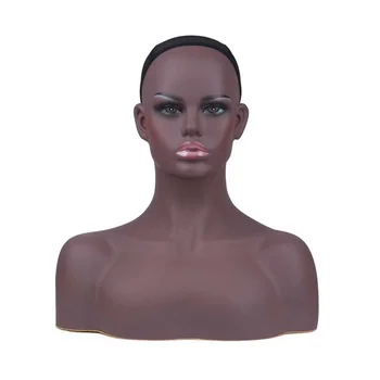

Female PVC Mannequin Head Bust Sale For Wig Jewelry And Hat Display M-0046 Without Logo