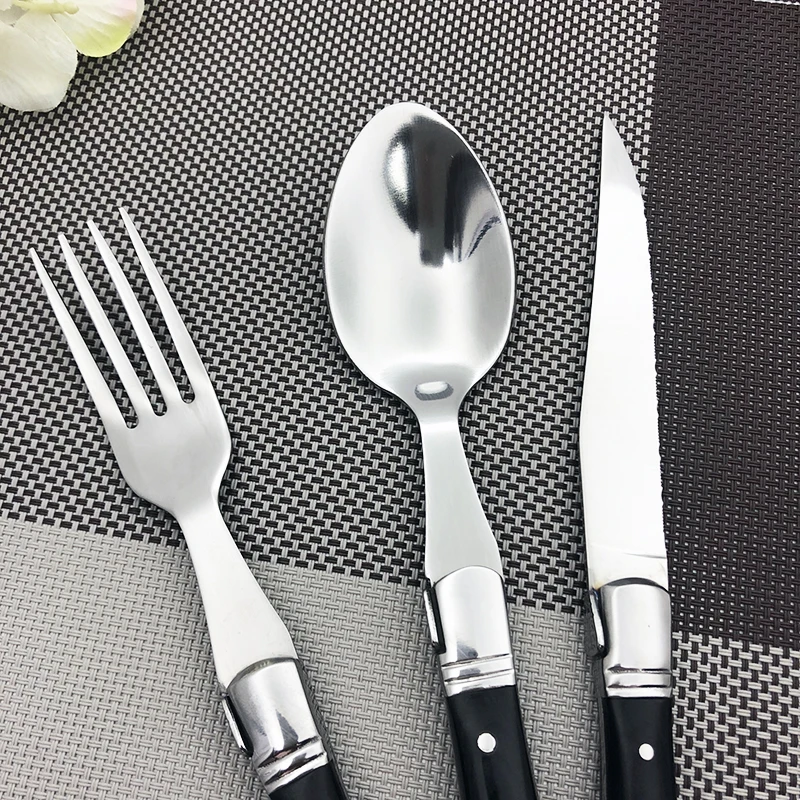 laguiole wood dinner set  (4)