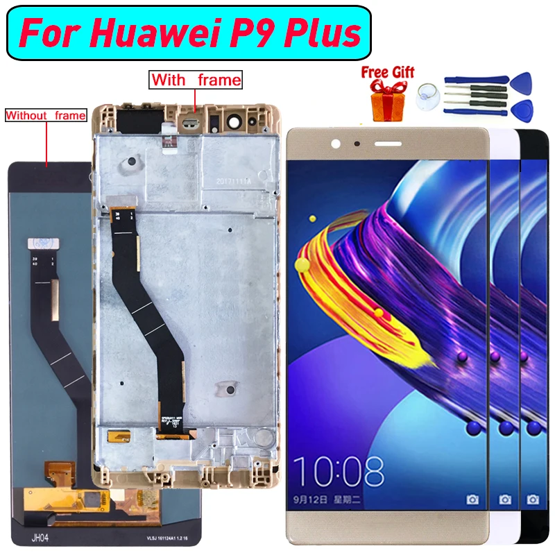 Для huawei P9 Plus AMOLED Дисплей ЖК-дисплей Экран планшета Ассамблеи для huawei VIE-L09 VIE-L29 P9 плюс SUPER AMOLED Дисплей Экран