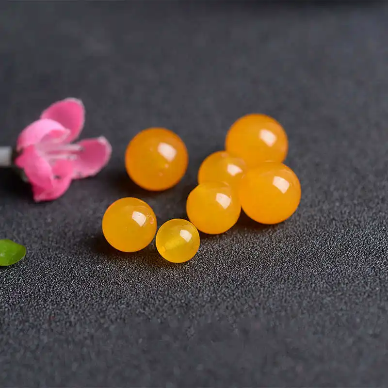 

TSB0457 Yellow Agates Round Beads 6mm 8mm 10mm 10beads lot