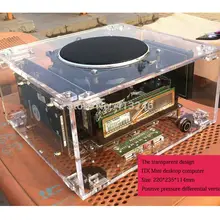 Компьютерное шасси для Htpc мини Htpc пользовательское прозрачное органическое стекло PMMA I5 I3 поддержка видеокарты Windows Pc чехол