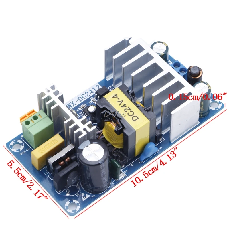 Модуль питания AC 110v 220v к DC 24V 6A AC-DC импульсный источник питания Q02 Прямая поставка