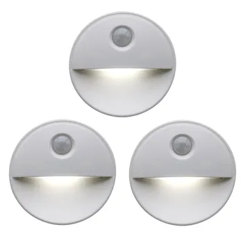 

2019 multi-function LED Round Body Sensor Creative Light Control Eye Protection Bed Night Light decorative Night Light