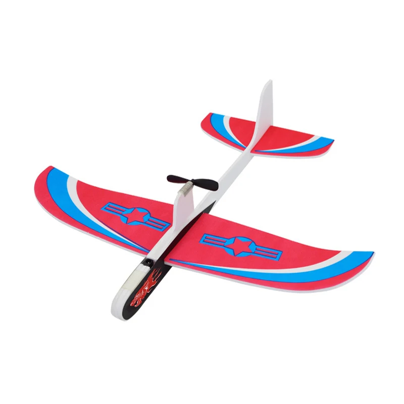 

hotrc hand launch aircraft flying foam delivery patch capacitor electric glider wing aircraft toy diy children's educational mod