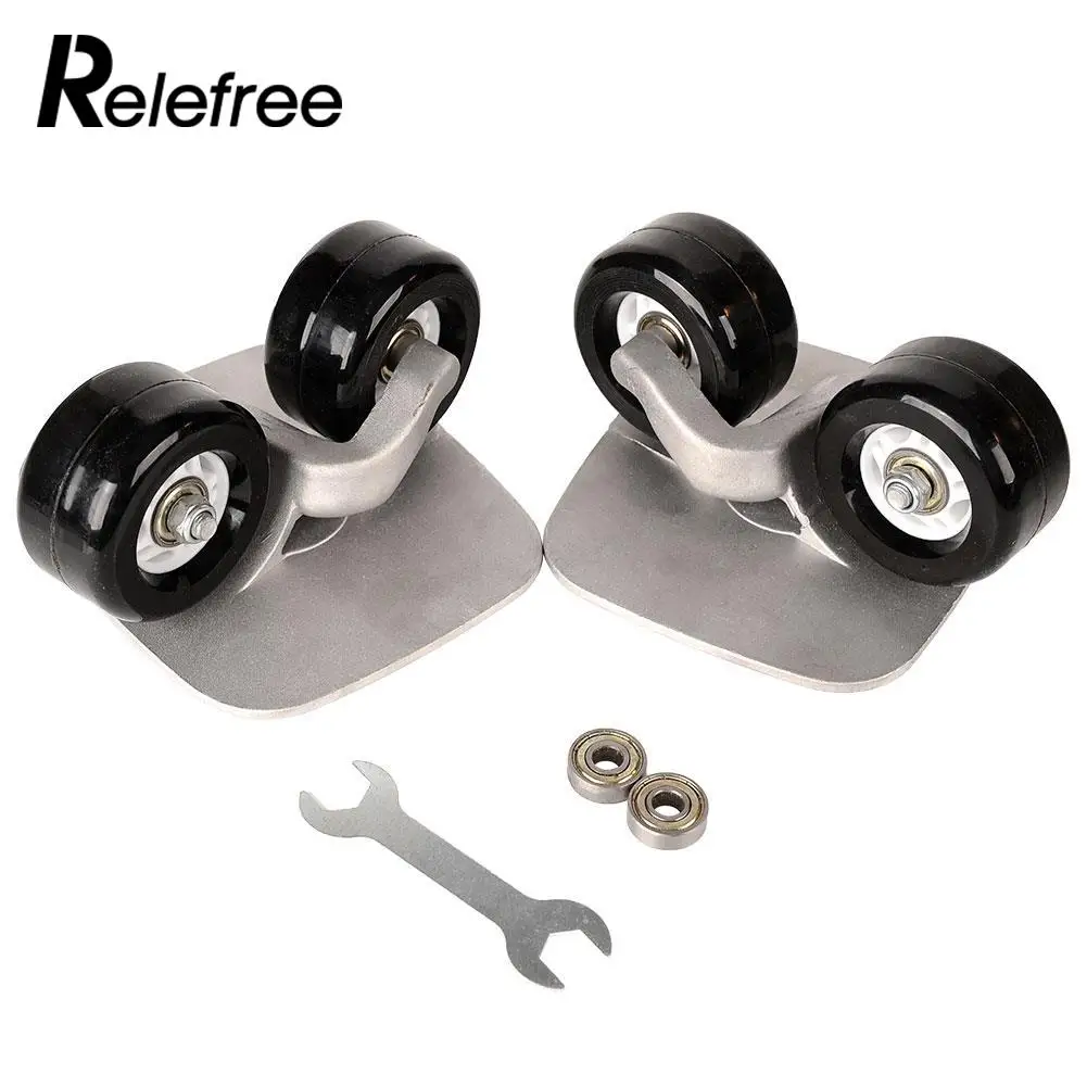 

Relefree 1 Pair Portable Drift Board For Freeline Roller Road Driftboard Skates Anti-skid Skate board Skateboard Sports