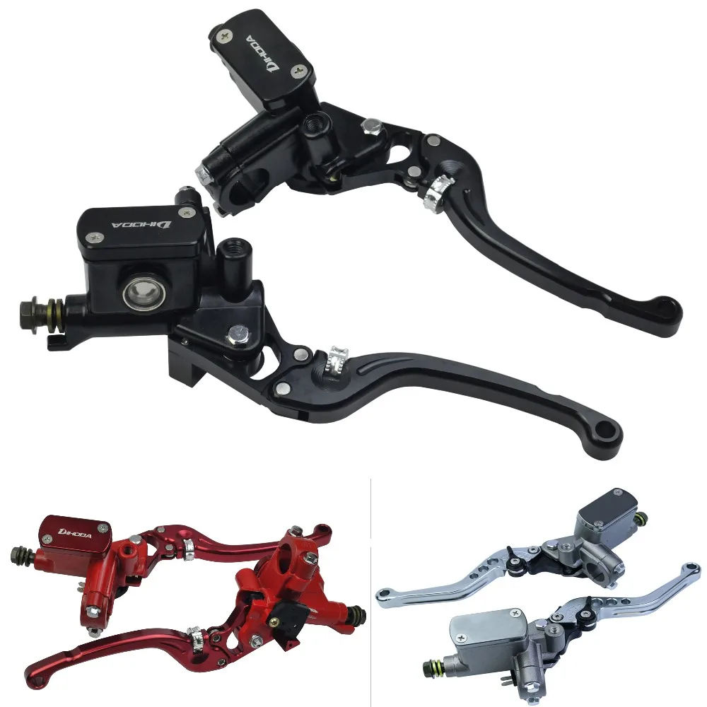 Motorcycle Brake Master Cylinder Lever Clutch Pump Hydraulic Racing Street Bike For Honda Yamaha Kawasaki Suzuki Red Front Brake