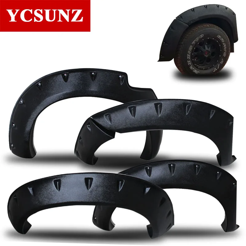 Fender Flare For Toyota Hilux Accessories Black Color Mudguards For